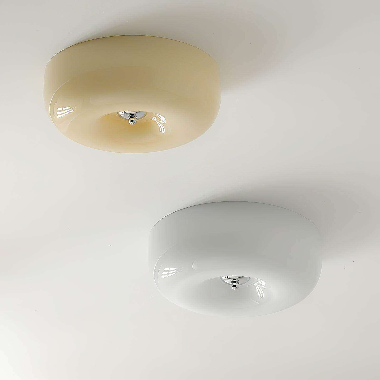 Cream Pudding Ceiling Light