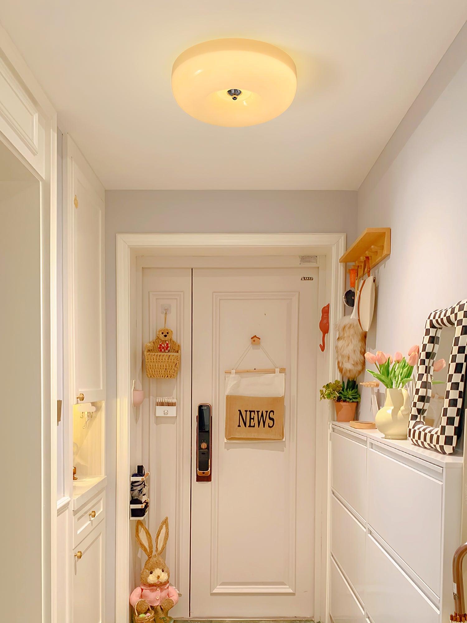 Cream Pudding Ceiling Light