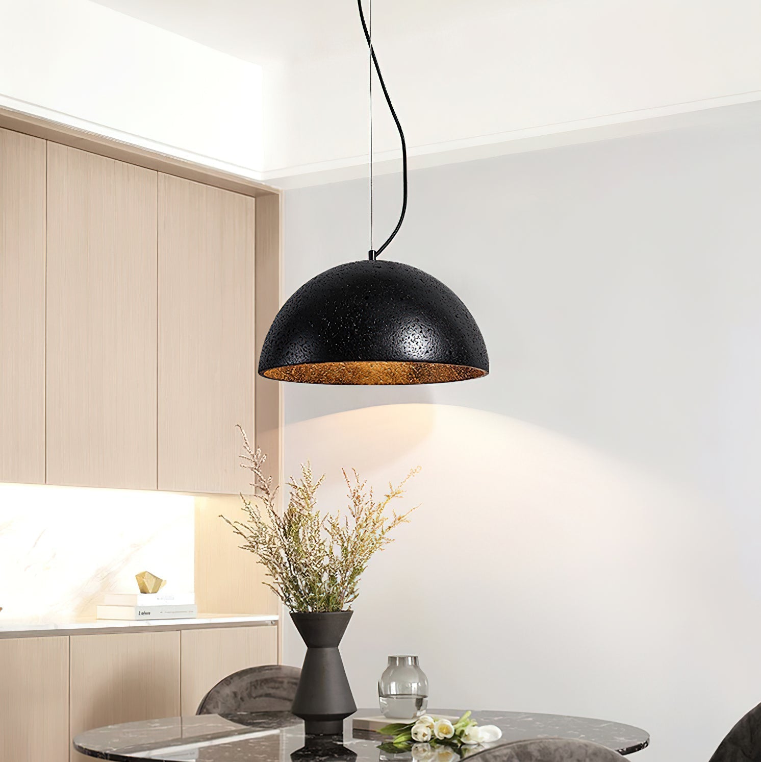 Crescent Glow Chandelier