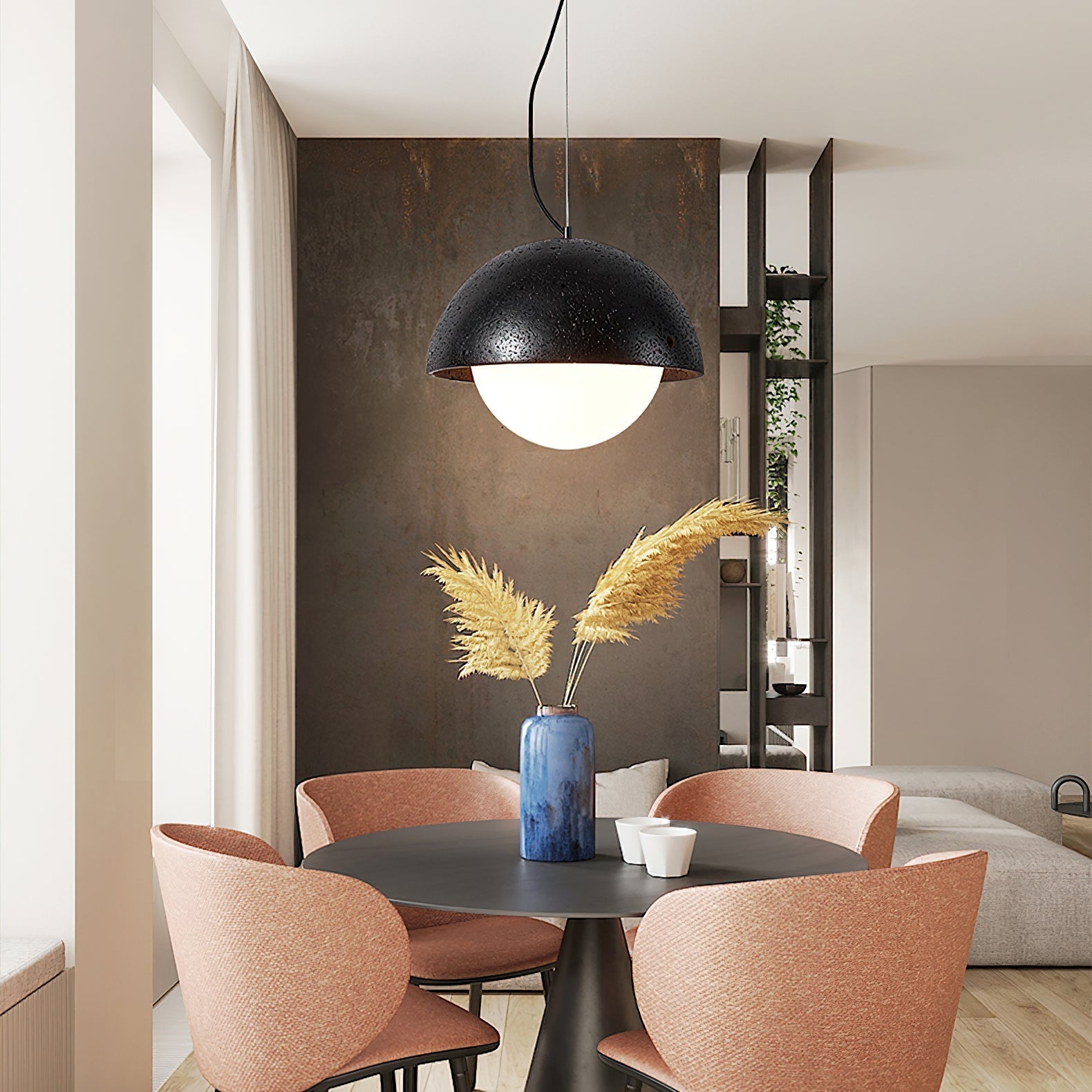 Crescent Glow Chandelier