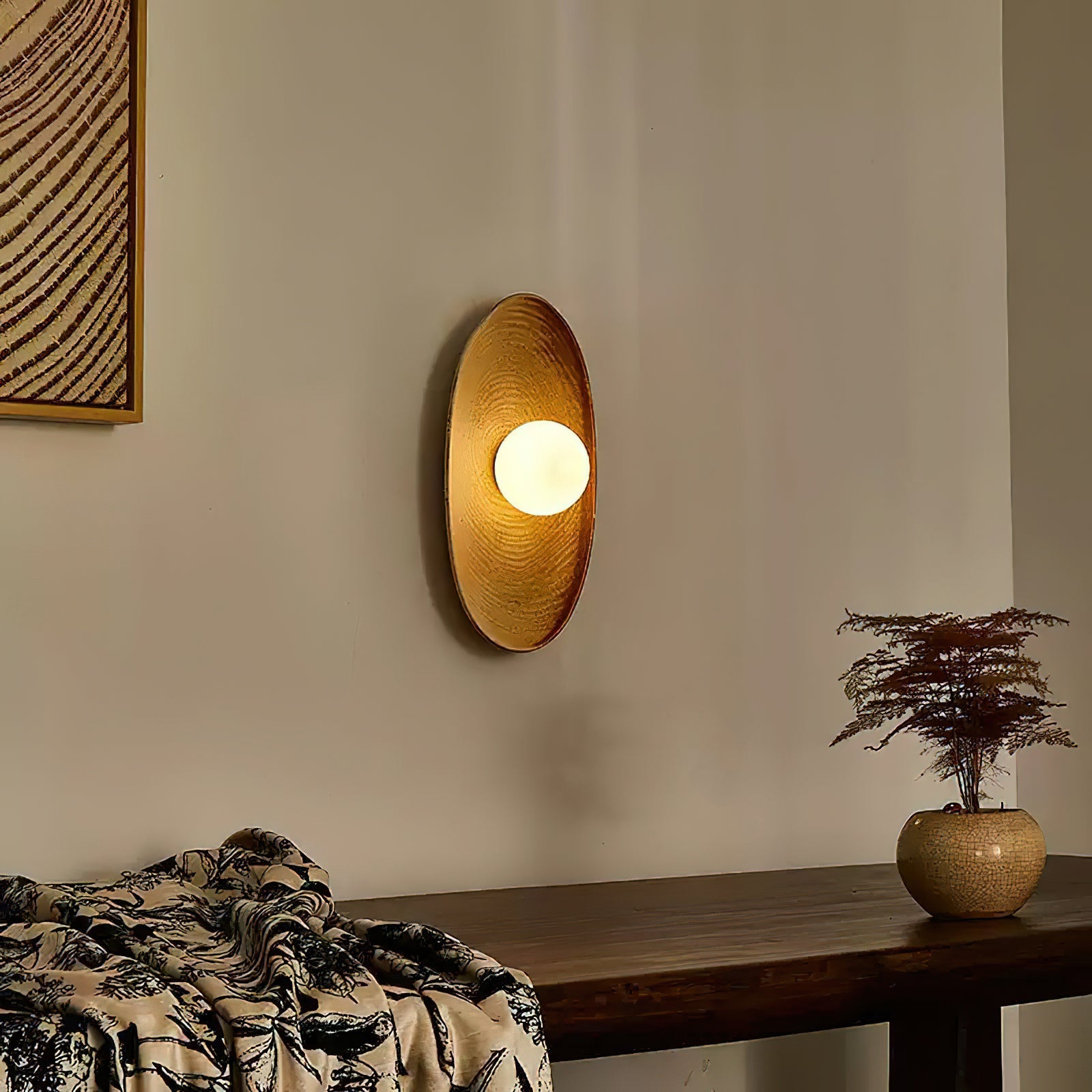 Crest Ceramic Wall Light 6.3