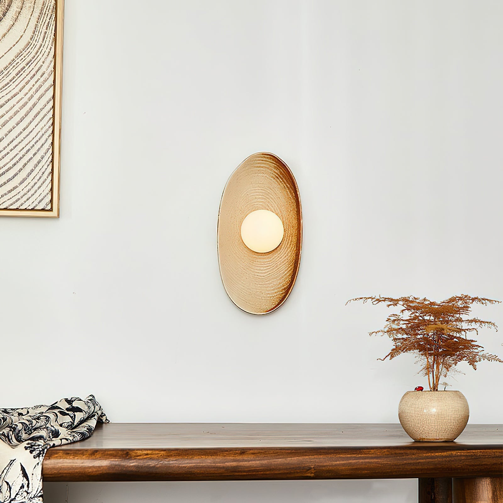 Crest Ceramic Wall Light 6.3