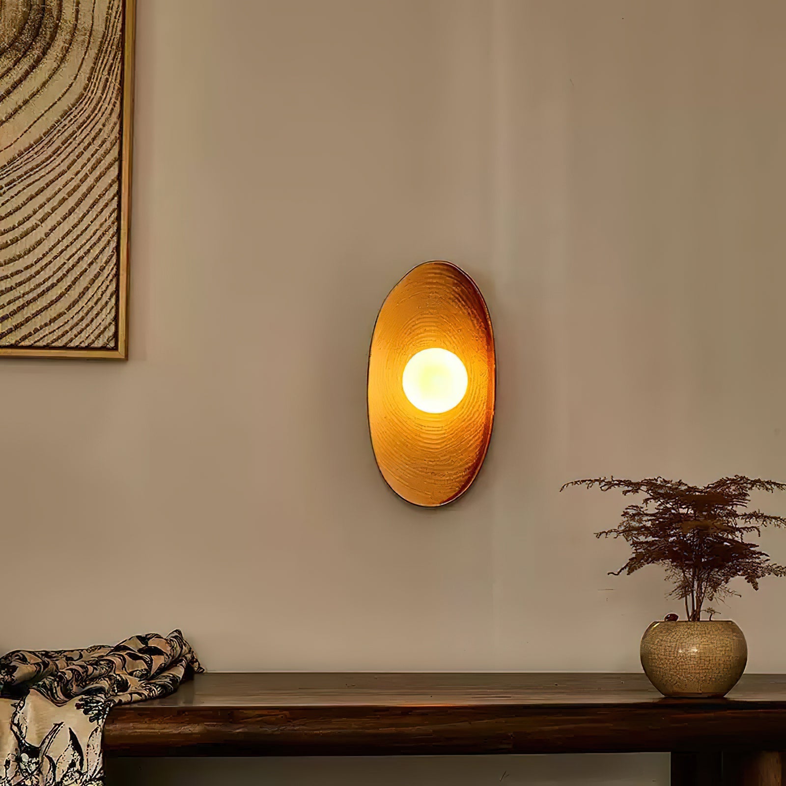 Crest Ceramic Wall Light 6.3