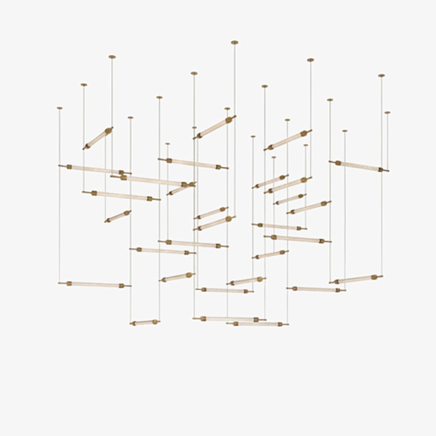 Crystal Grid Customizable Chandelier