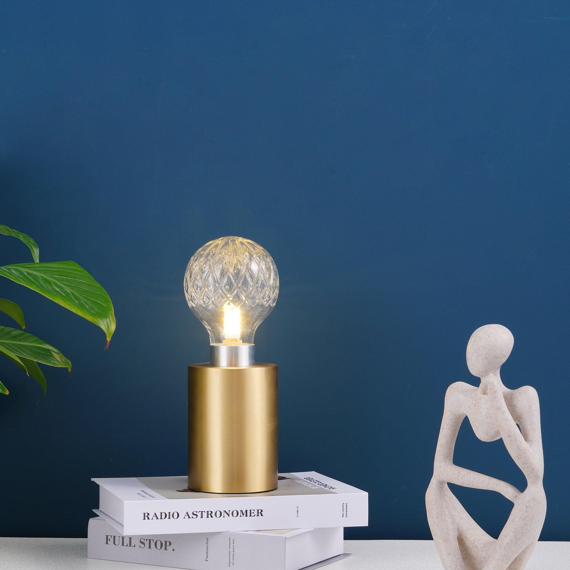 Crystal Bulb Table Lamp 3.5″