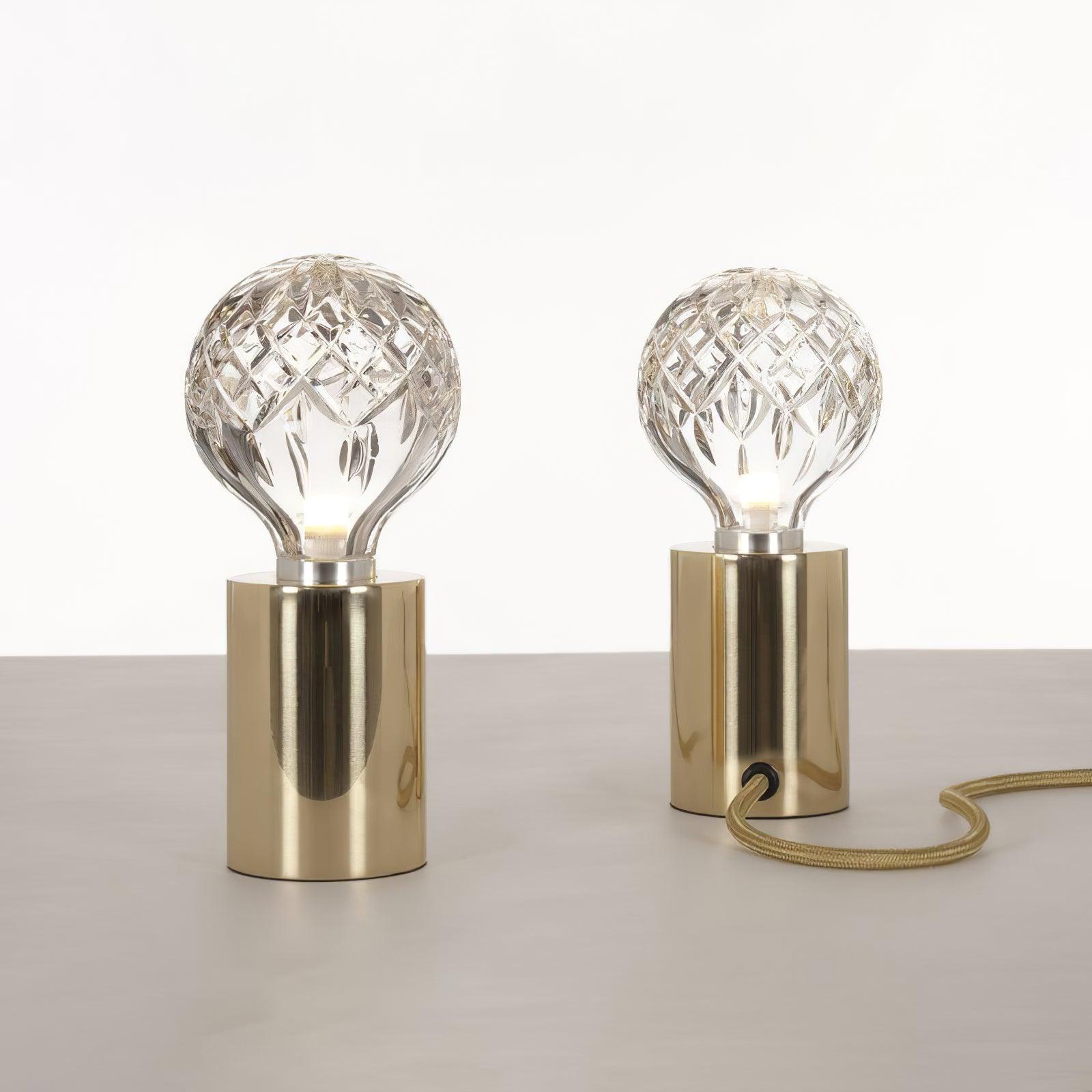 Crystal Bulb Table Lamp 3.5″