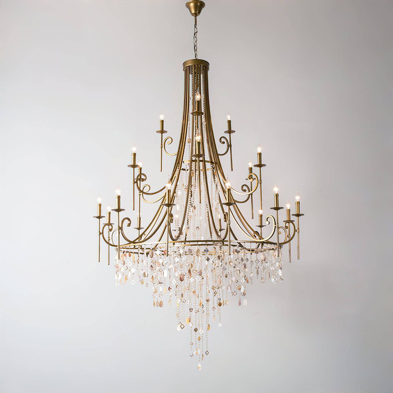 Tatum Lu x Shell Crystal Chandelier
