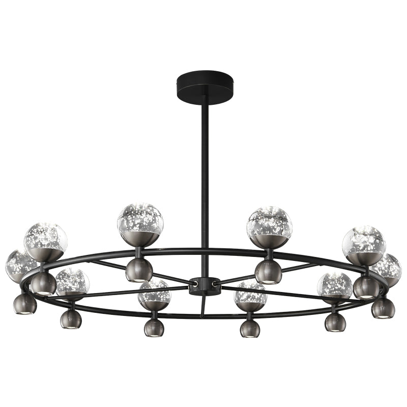 Chandelier detail image with finish, structure, and proportion visible