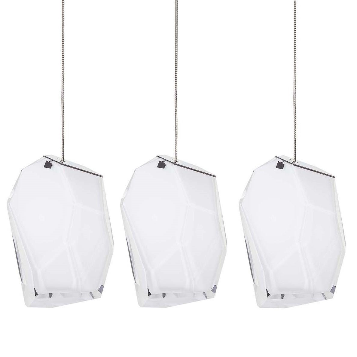 Crystal Rock Cluster Chandelier
