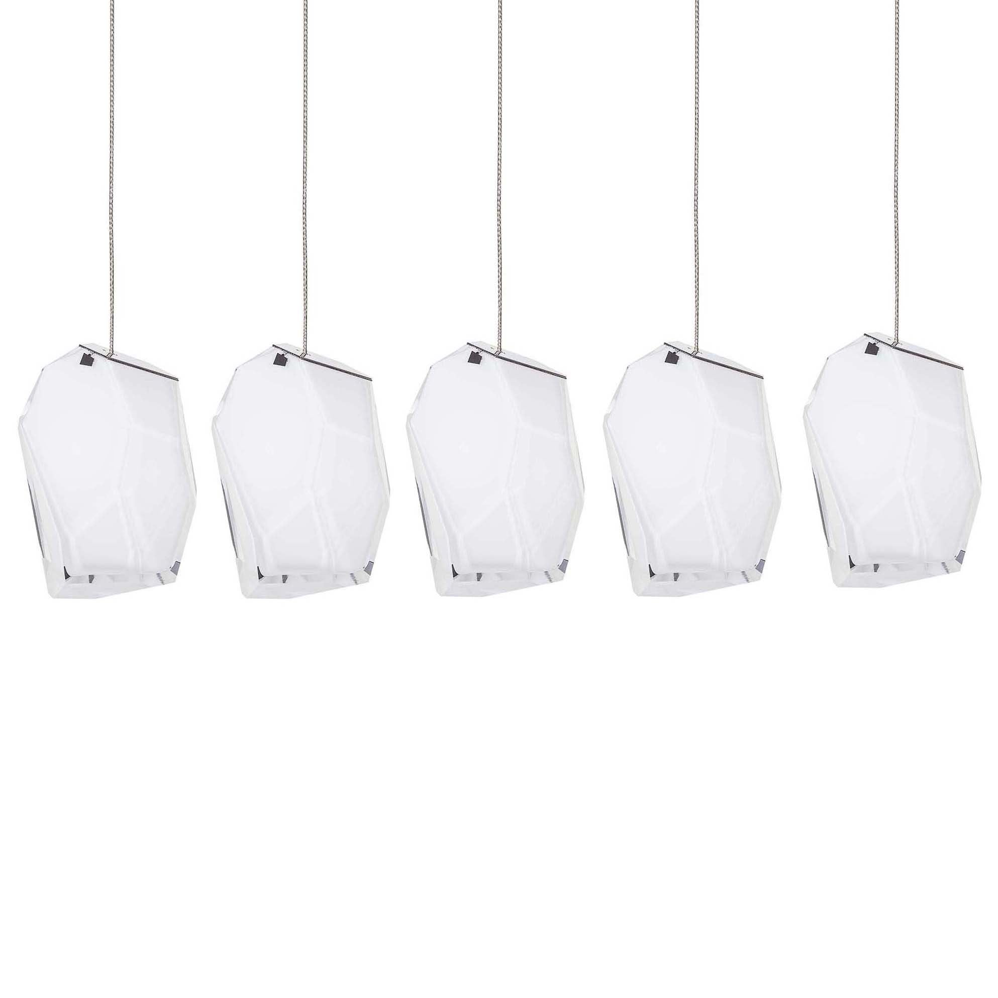 Crystal Rock Cluster Chandelier