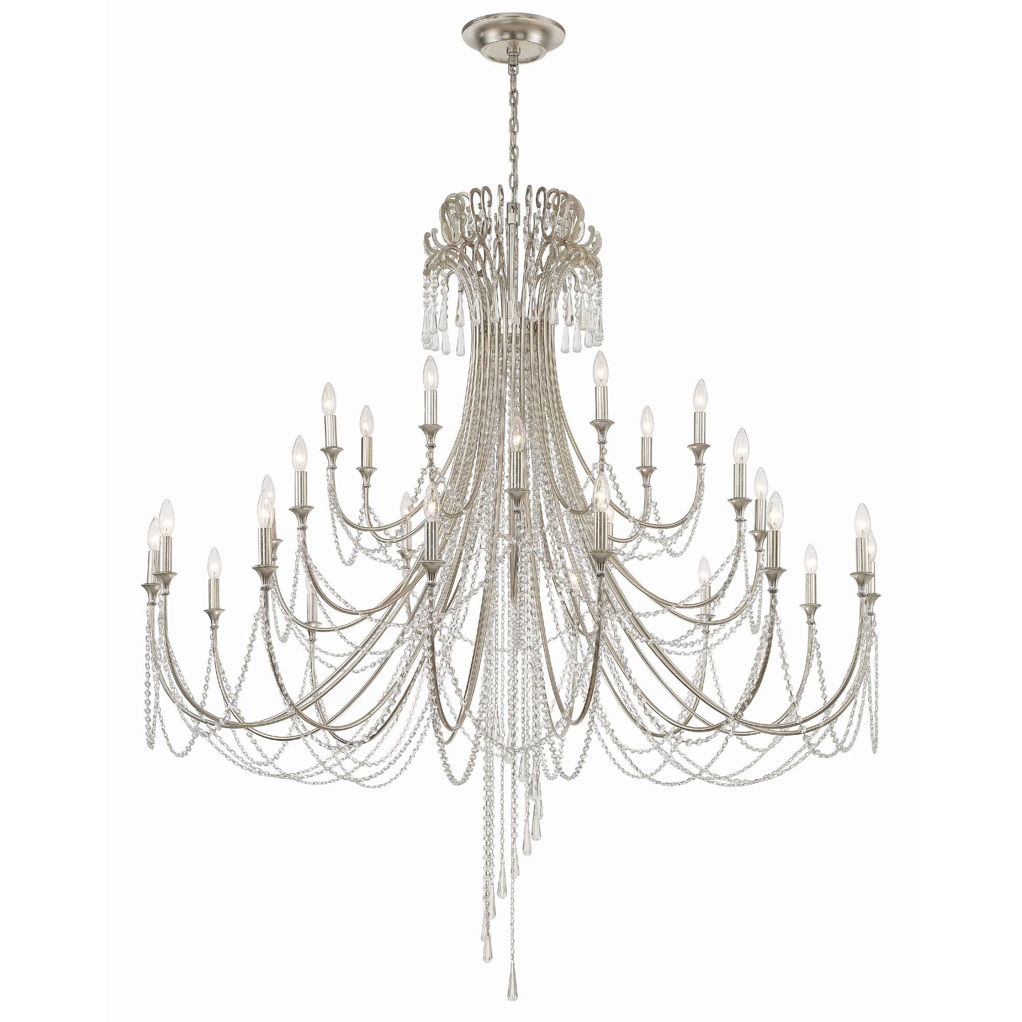 Crystorama Arcadia 61 Inch 28 Light Chandelier Cp527008