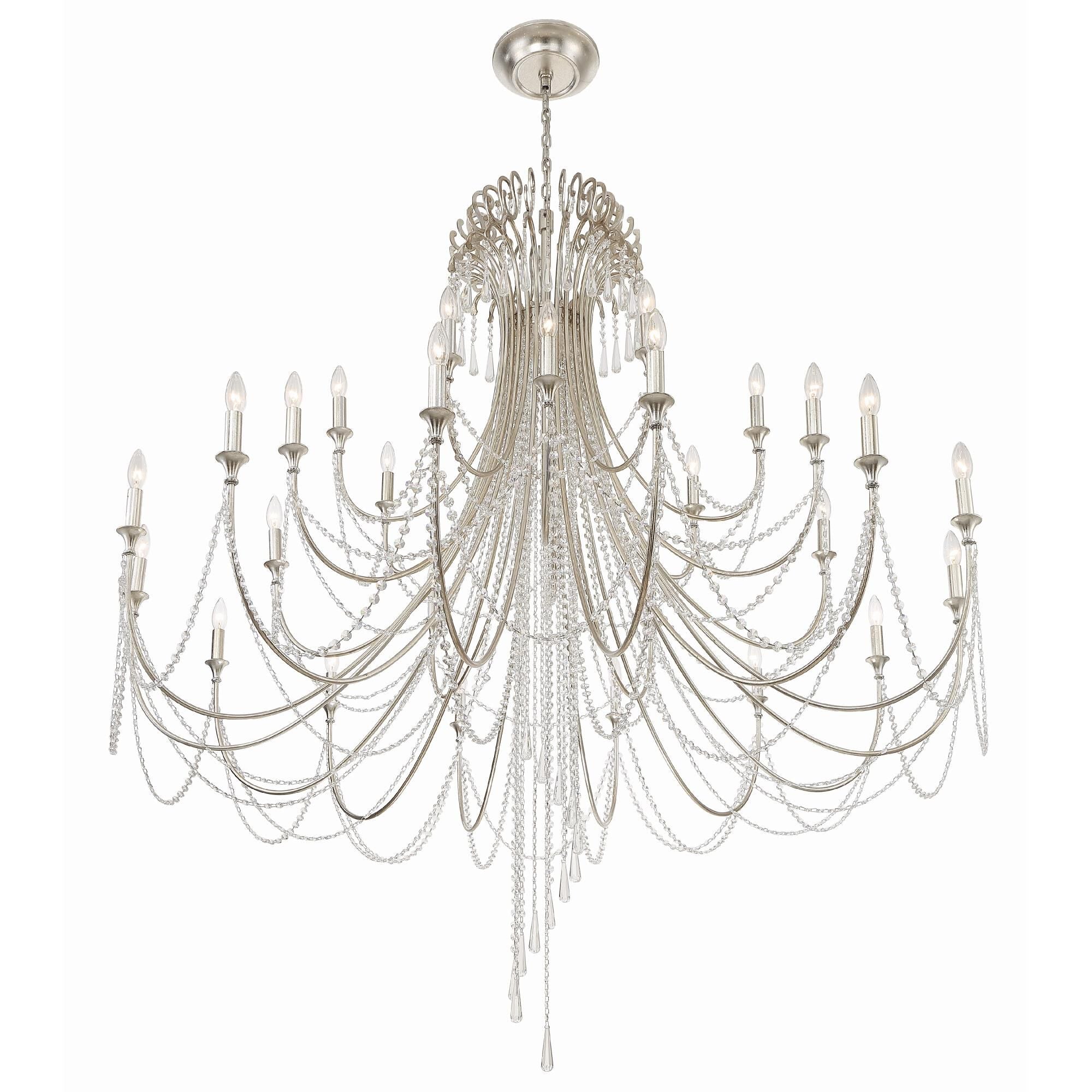 Crystorama Arcadia 61 Inch 28 Light Chandelier Cp527008