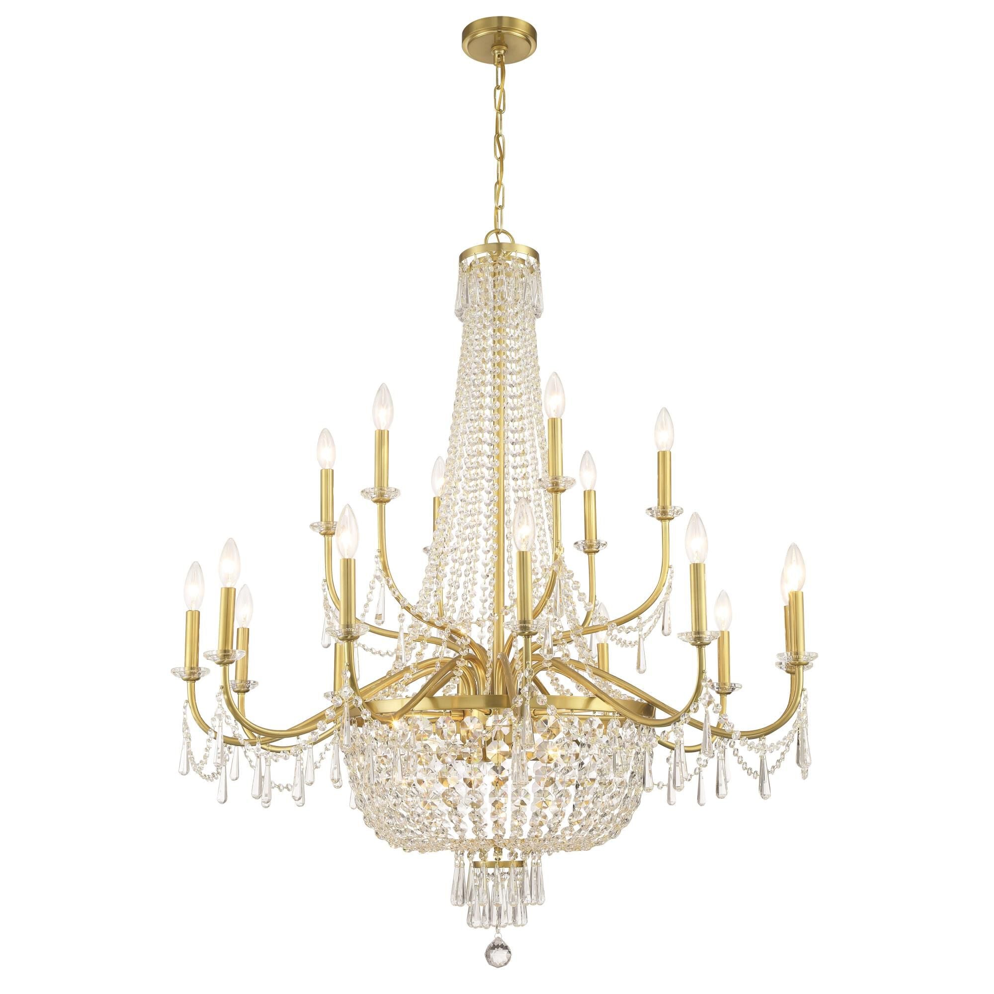 Crystorama Haywood 40 Inch 22 Light Chandelier Cp797223