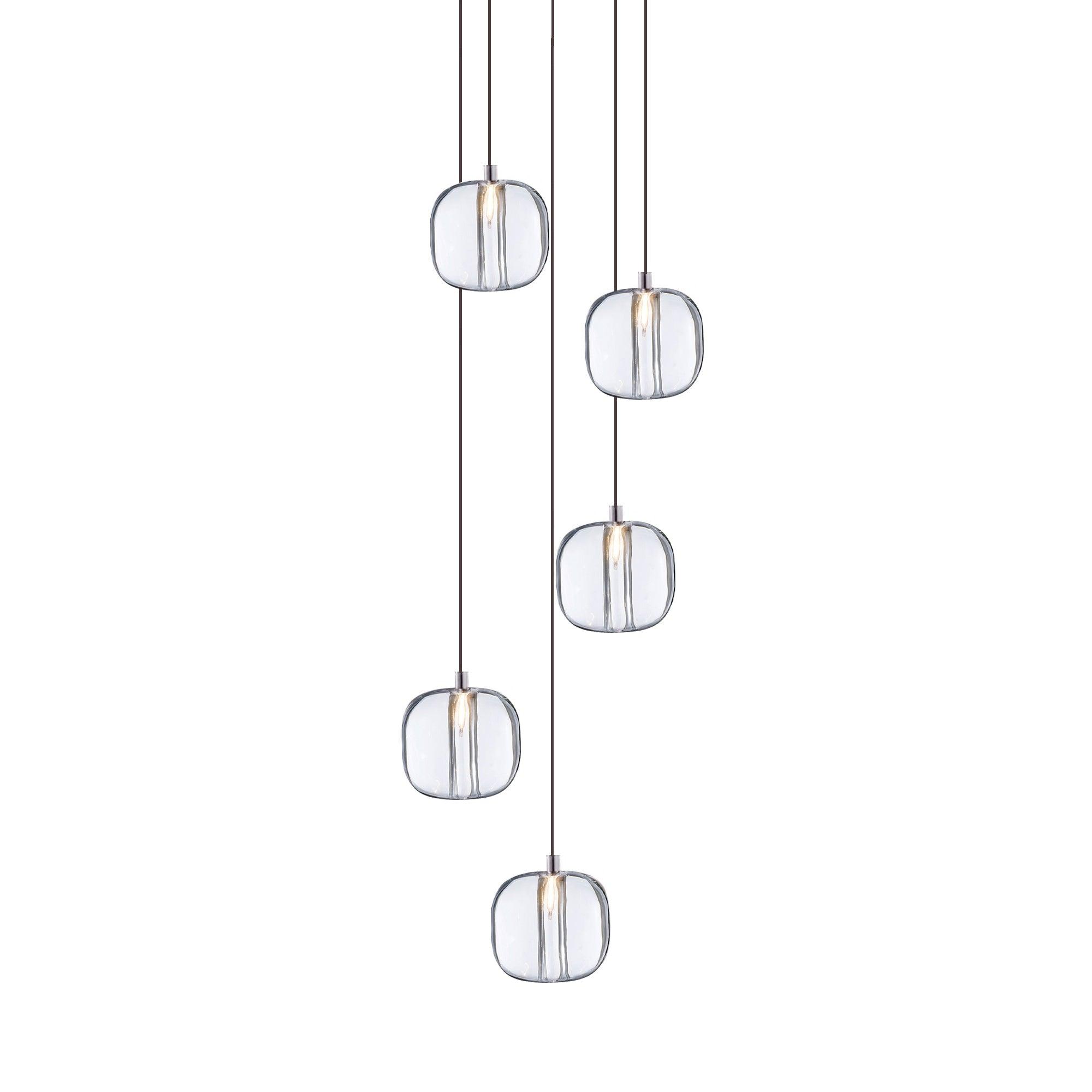 Cubie Suspension Brushed Brass Base