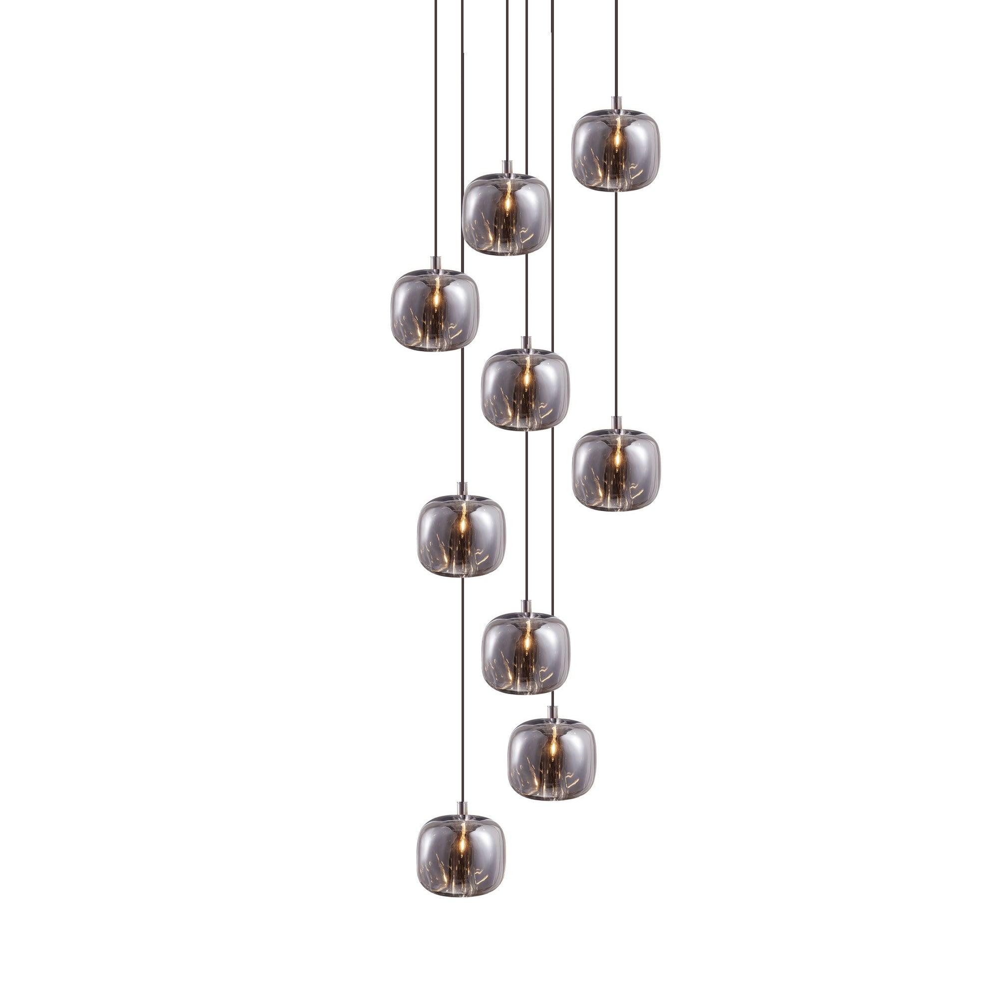 Cubie Suspension Brushed Brass Base