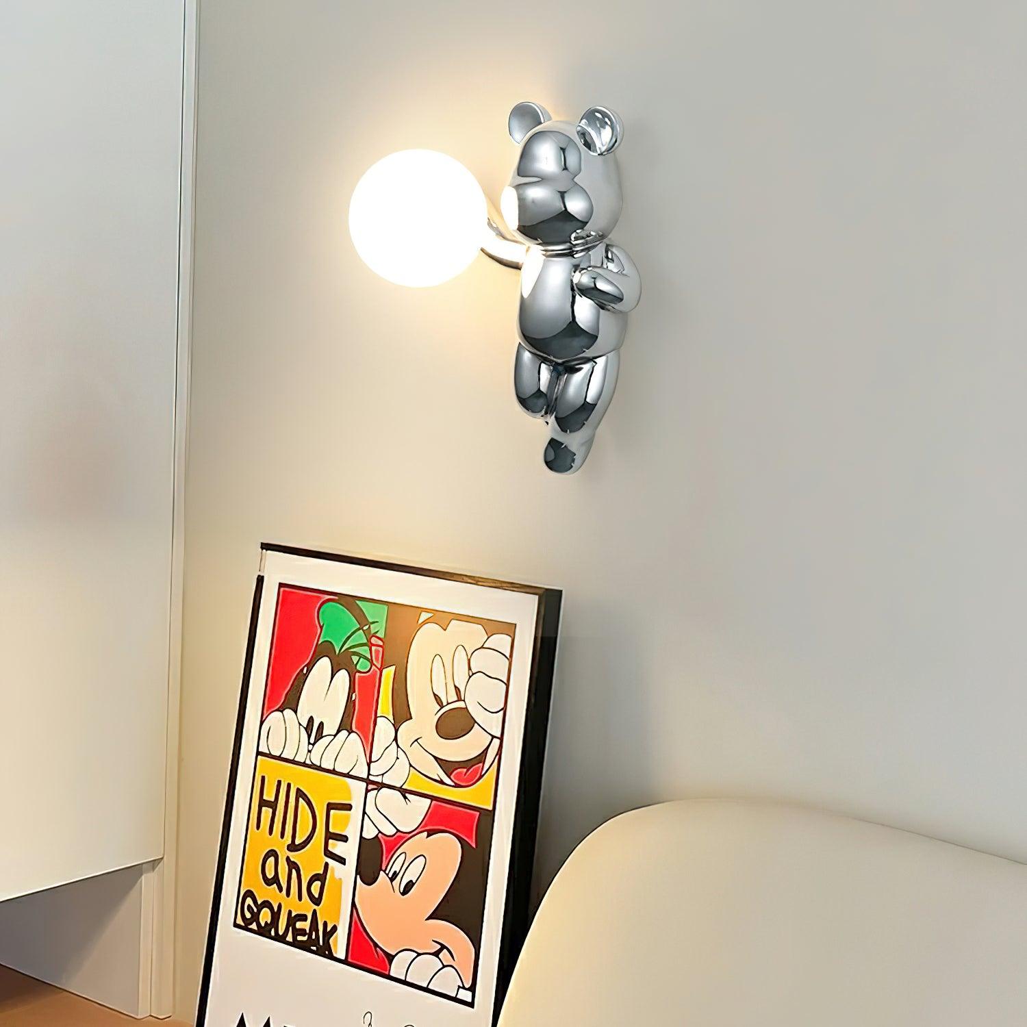 Cuddle Bear Wall Lamp