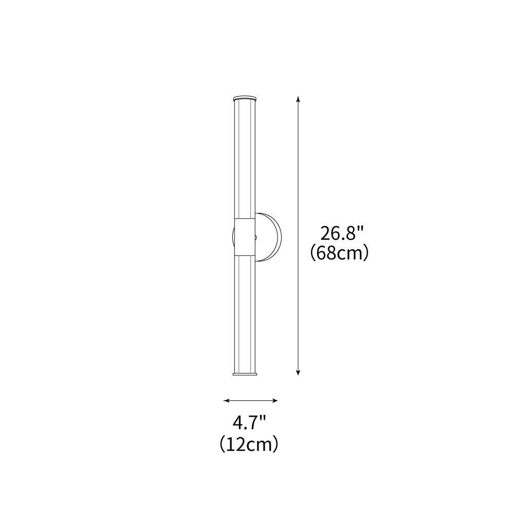 Cylinder Glow Wall Light 4.7