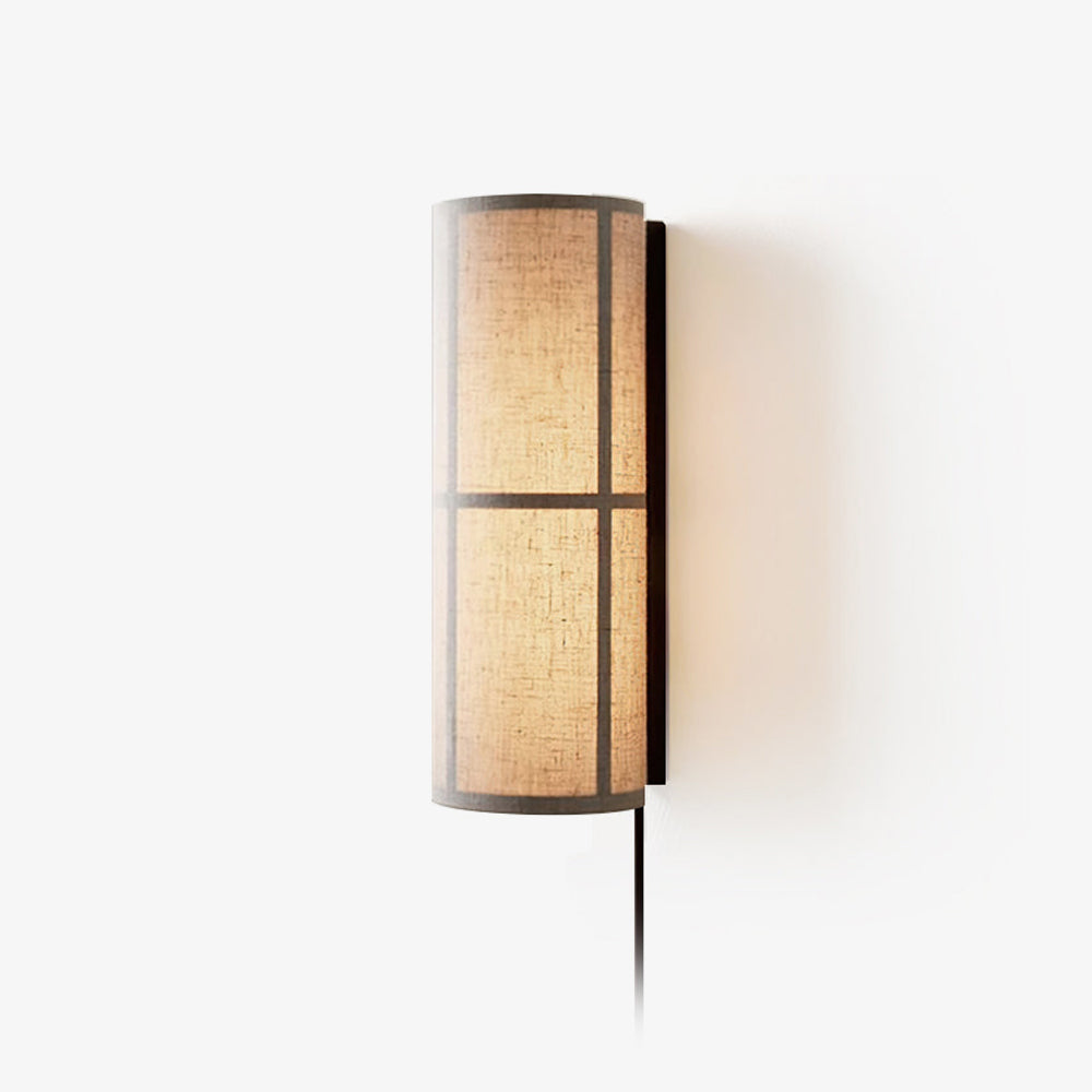Cylinder Fabric Wall Sconce