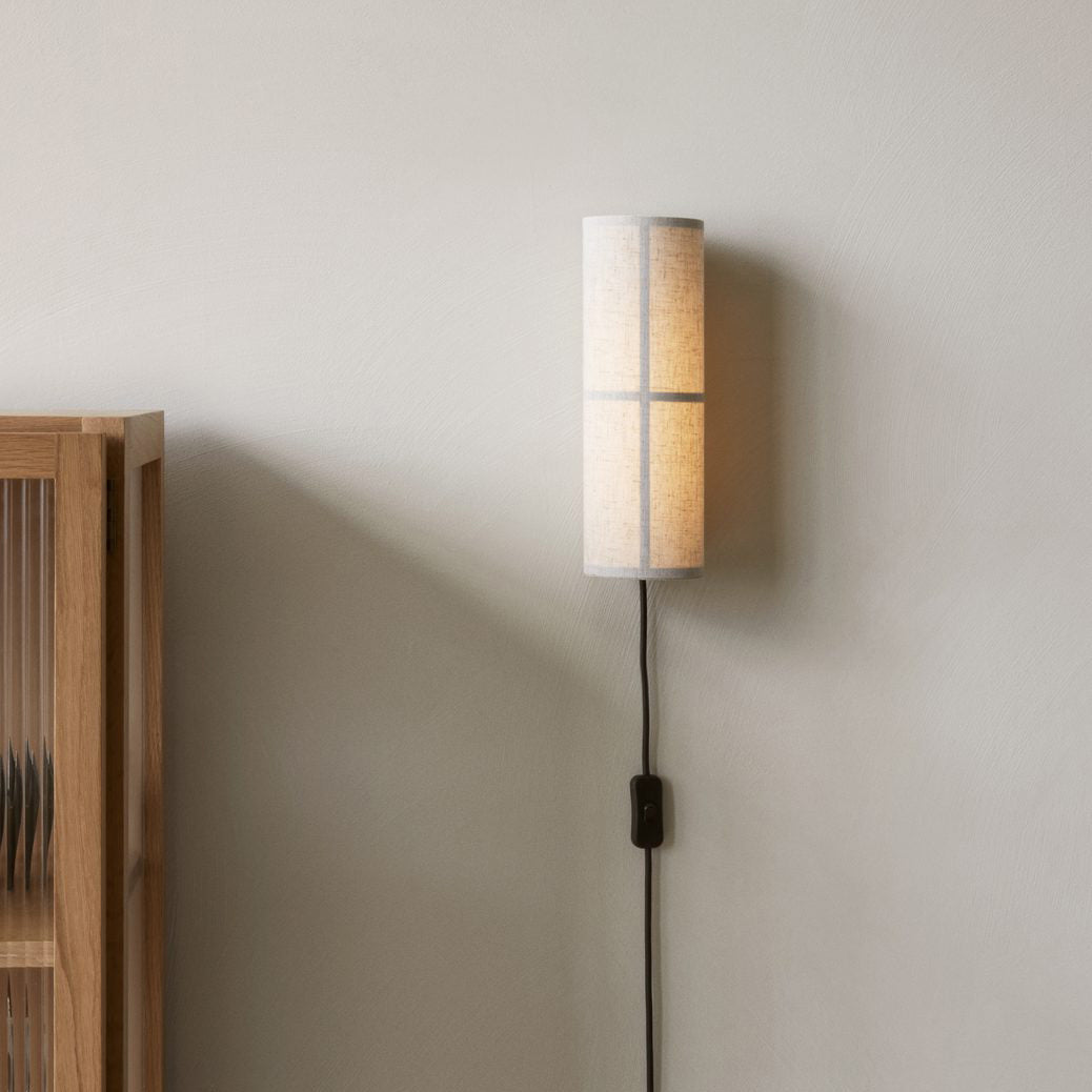Cylinder Fabric Wall Sconce