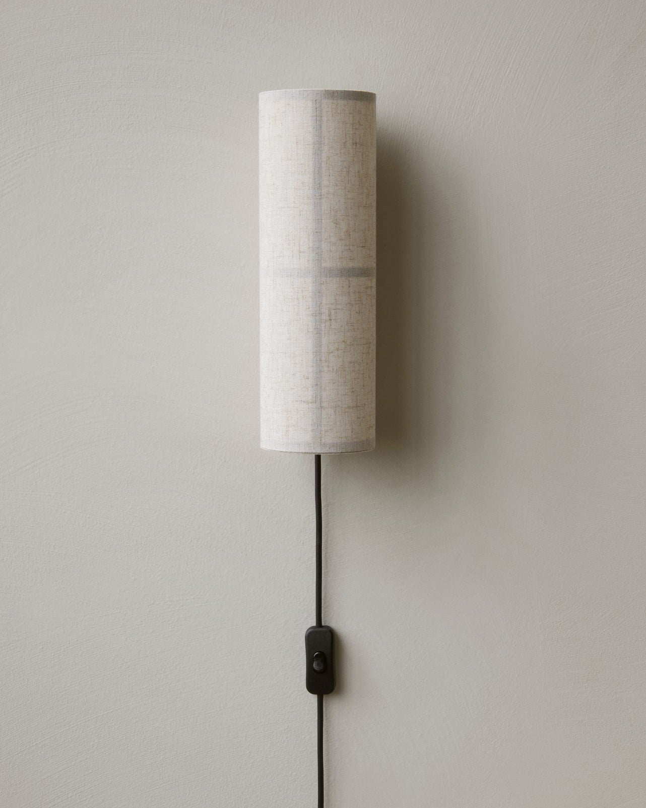 Cylinder Fabric Wall Sconce