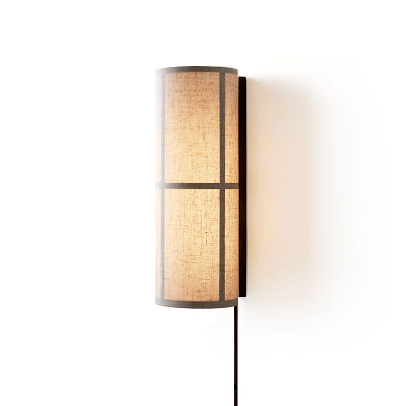 Cylinder Fabric Wall Sconce