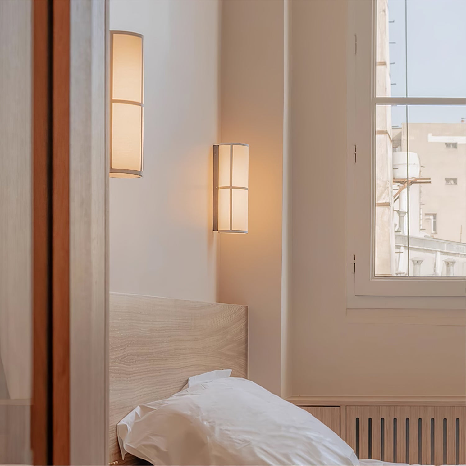 Cylinder Fabric Wall Sconce