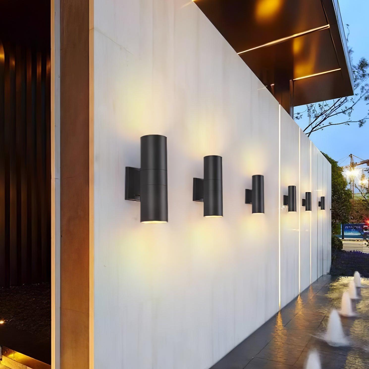 Cylindrical Exterior Wall Light, Outdoor Wall Light, detail 9