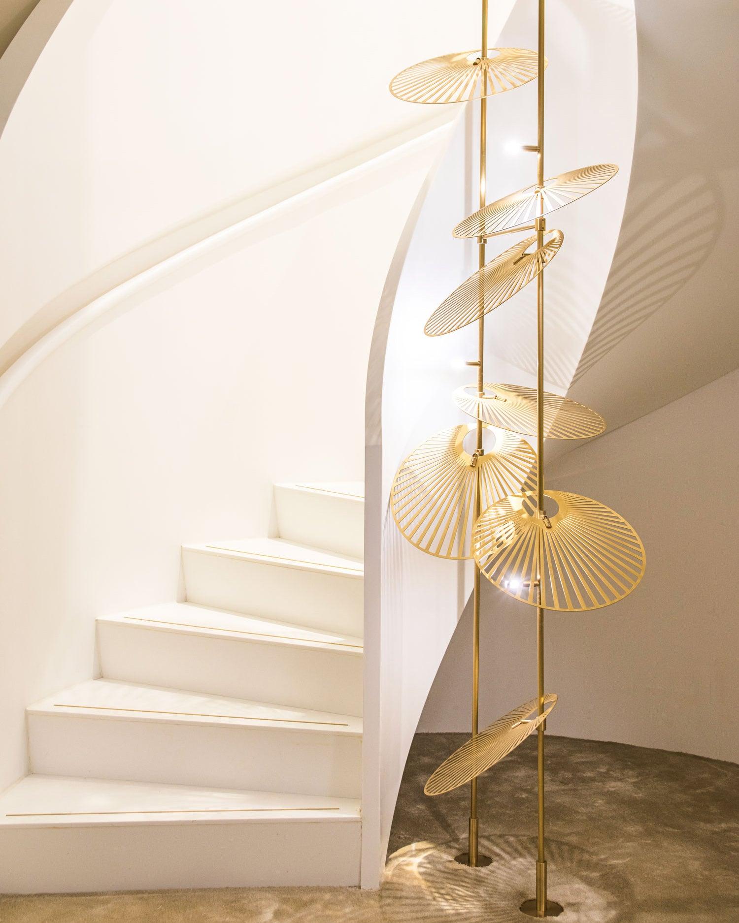 DIY Leaf Chandelier