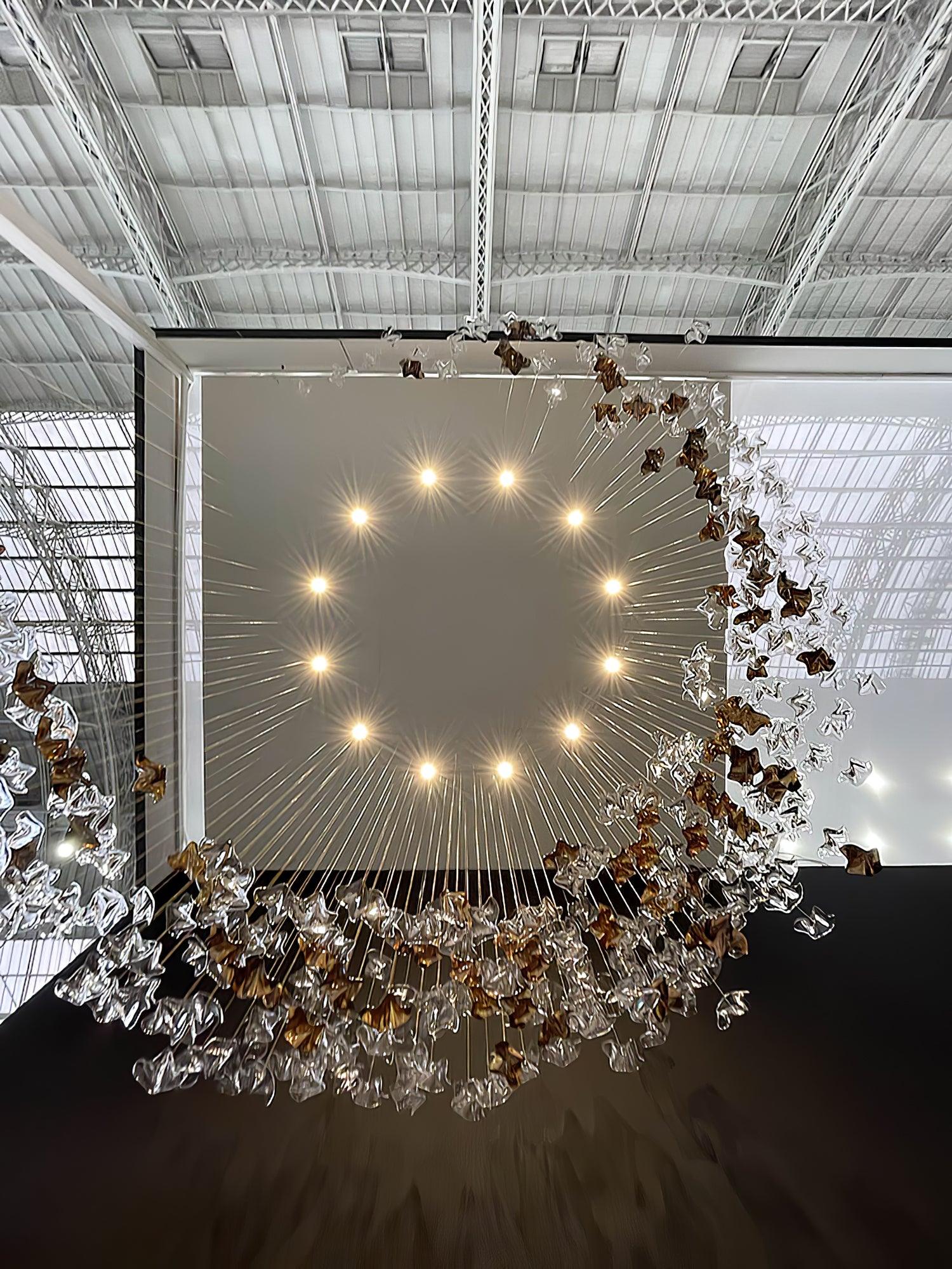 Tidal Art Glass Ceiling Light