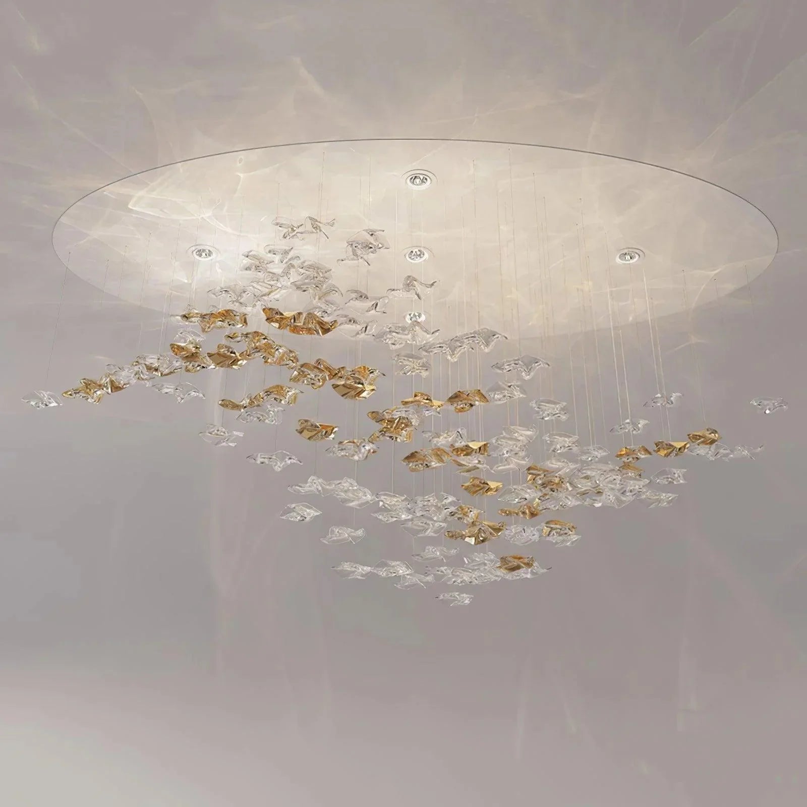 DIY Sand Sea Chandelier