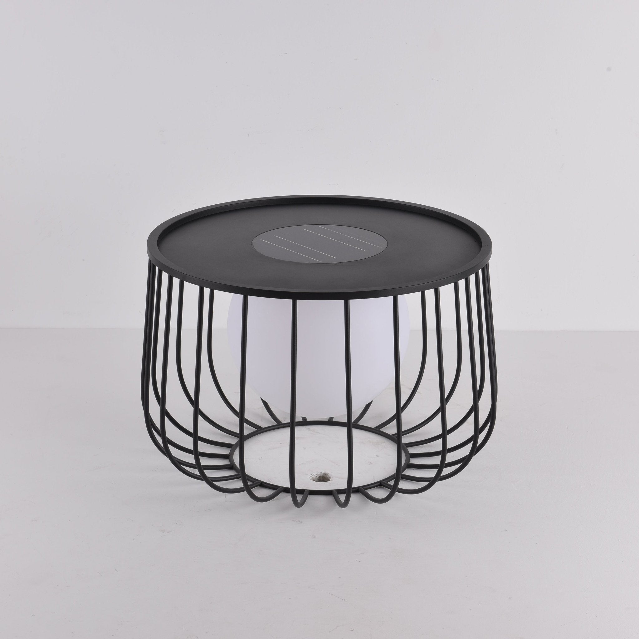 Rowan Cage Solar Lantern Outdoor Lamp