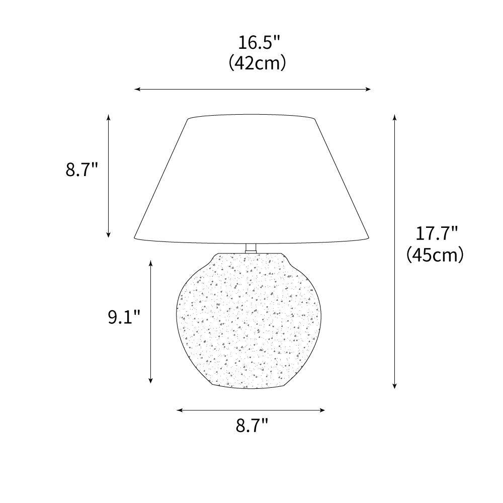 Desert Sand Table Lamp 16.5