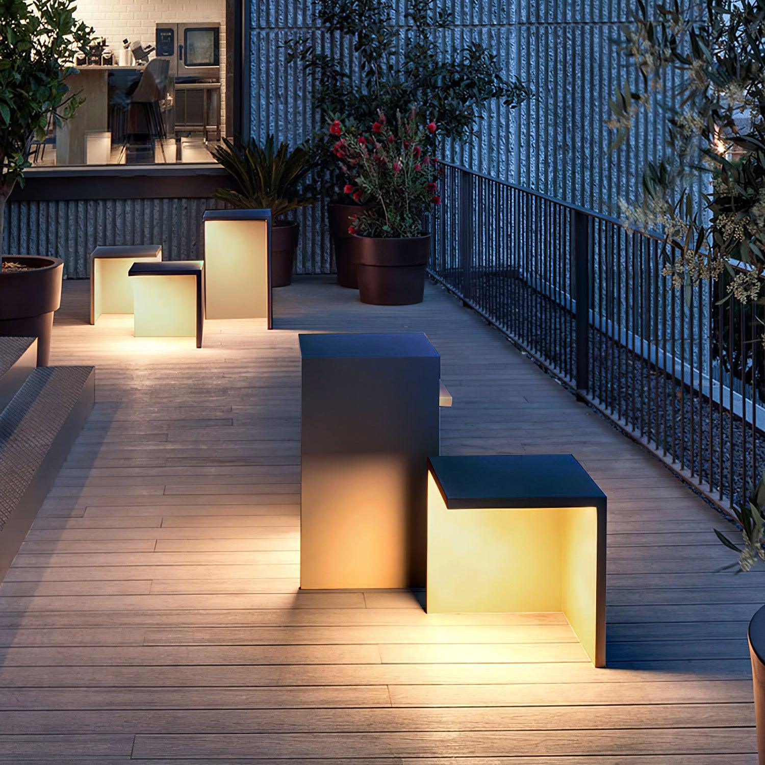 Acrylic Desk Chair Garden Light, Outdoor Wall Light, detail 3