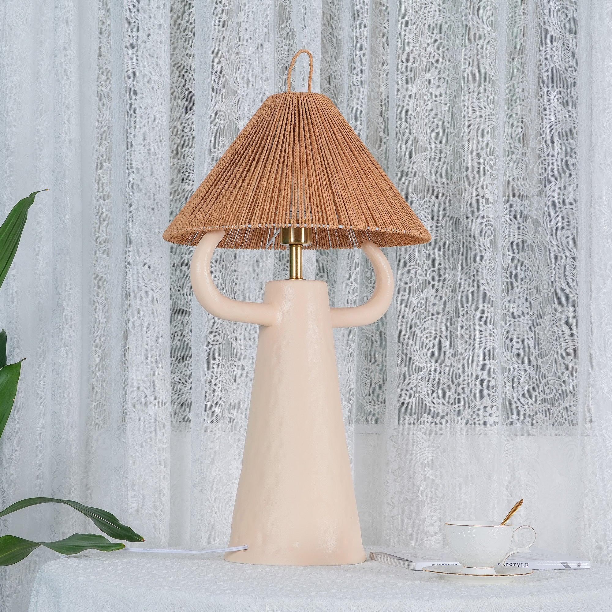 Horns Ceramic Reading Table Lamp