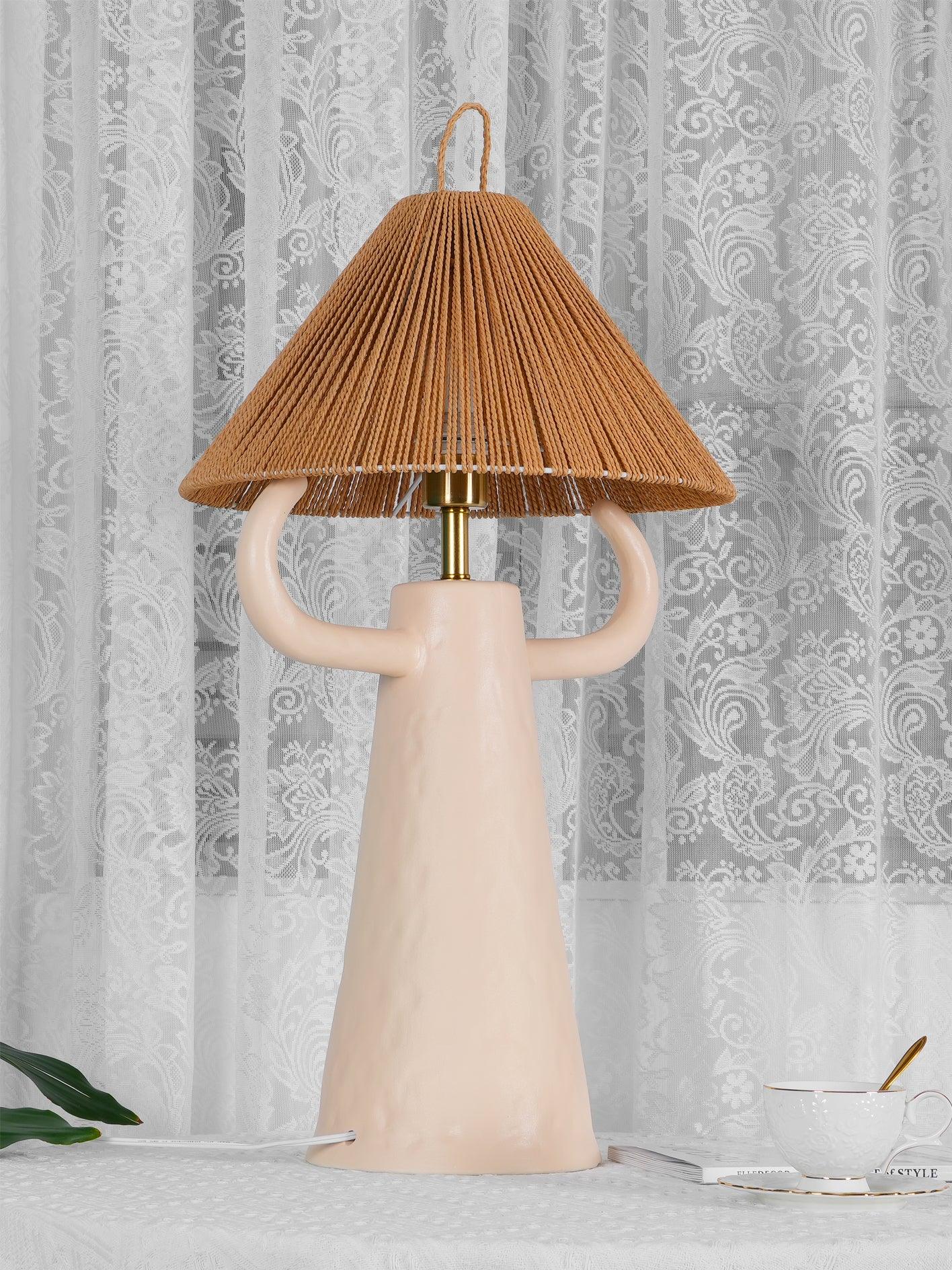 Horns Ceramic Reading Table Lamp