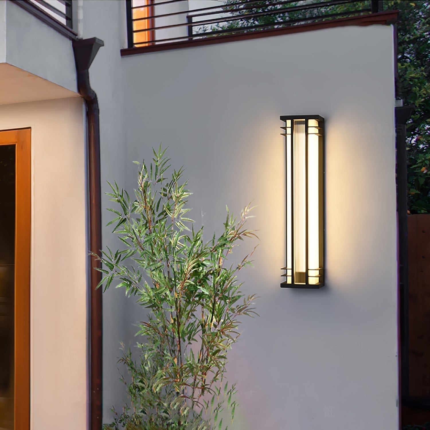 Double Axis Exterior Wall Light - L 6.3 x W 4.7 x H 13.8 Stainless steel, Outdoor Wall Light, detail 18