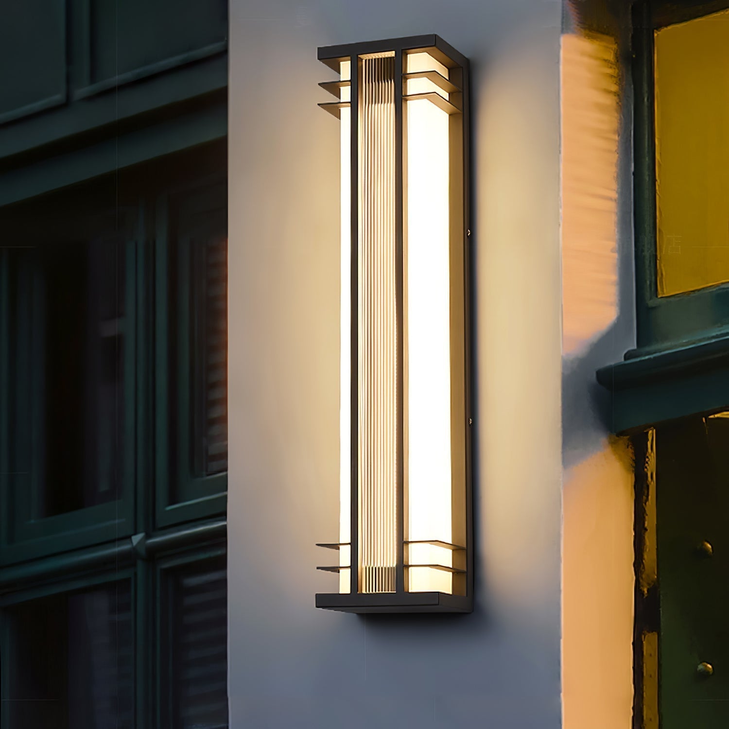 Double Axis Exterior Wall Light - L 6.3 x W 4.7 x H 13.8 Stainless steel, Outdoor Wall Light, detail 2