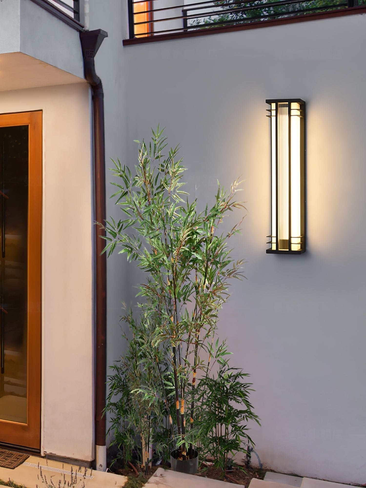Double Axis Exterior Wall Light - L 6.3 x W 4.7 x H 13.8 Stainless steel, Outdoor Wall Light, detail 22