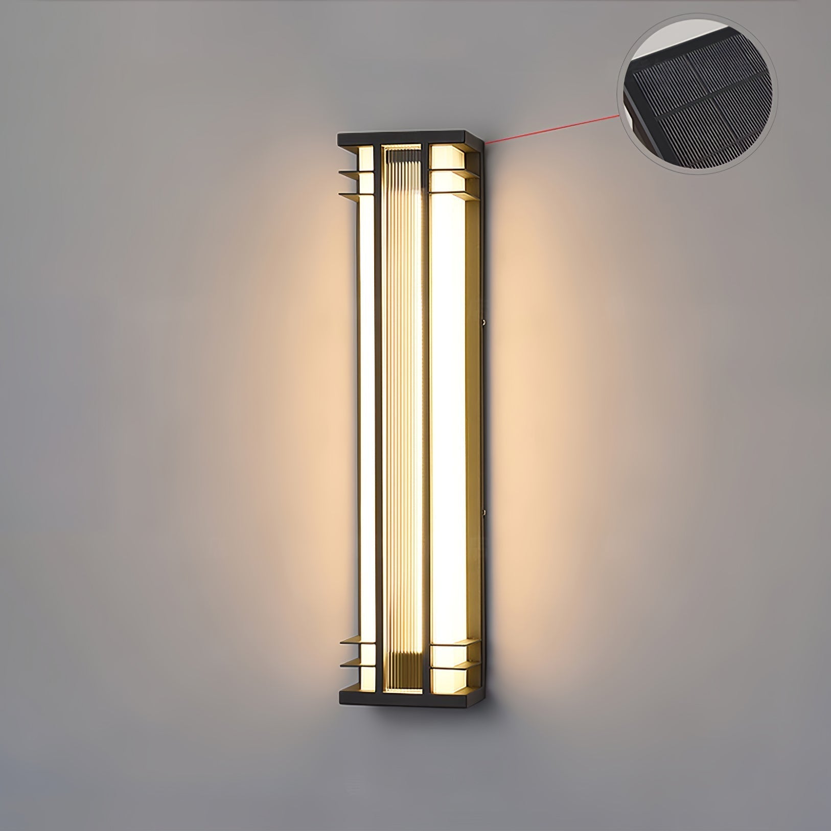 Double Axis Exterior Wall Light - L 6.3 x W 4.7 x H 13.8 Stainless steel, Outdoor Wall Light, detail 10