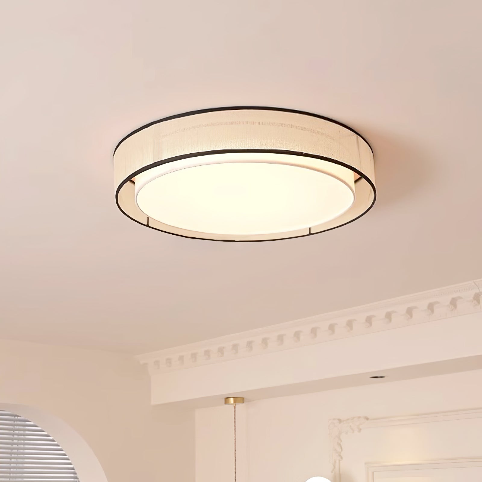 Drum Rould Ceiling Light