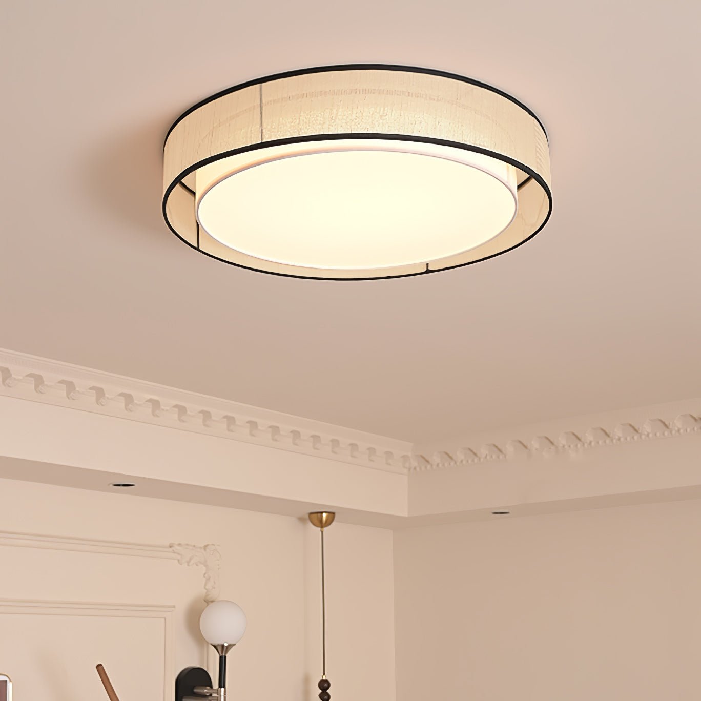 Drum Rould Ceiling Light