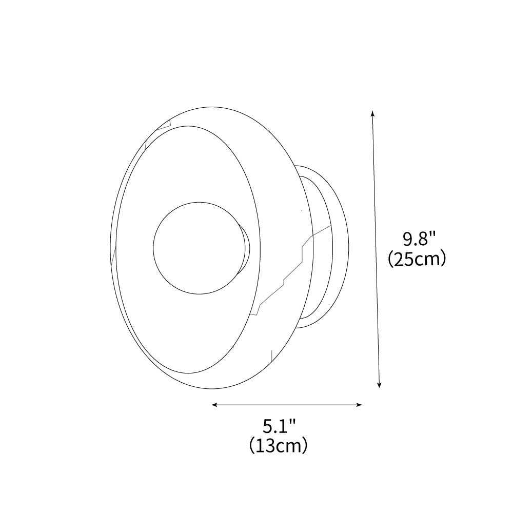 Eclipse Jade Wall Sconce 9.8