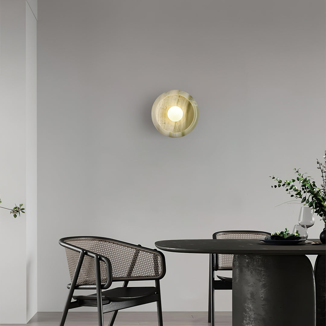 Eclipse Jade Wall Sconce 9.8