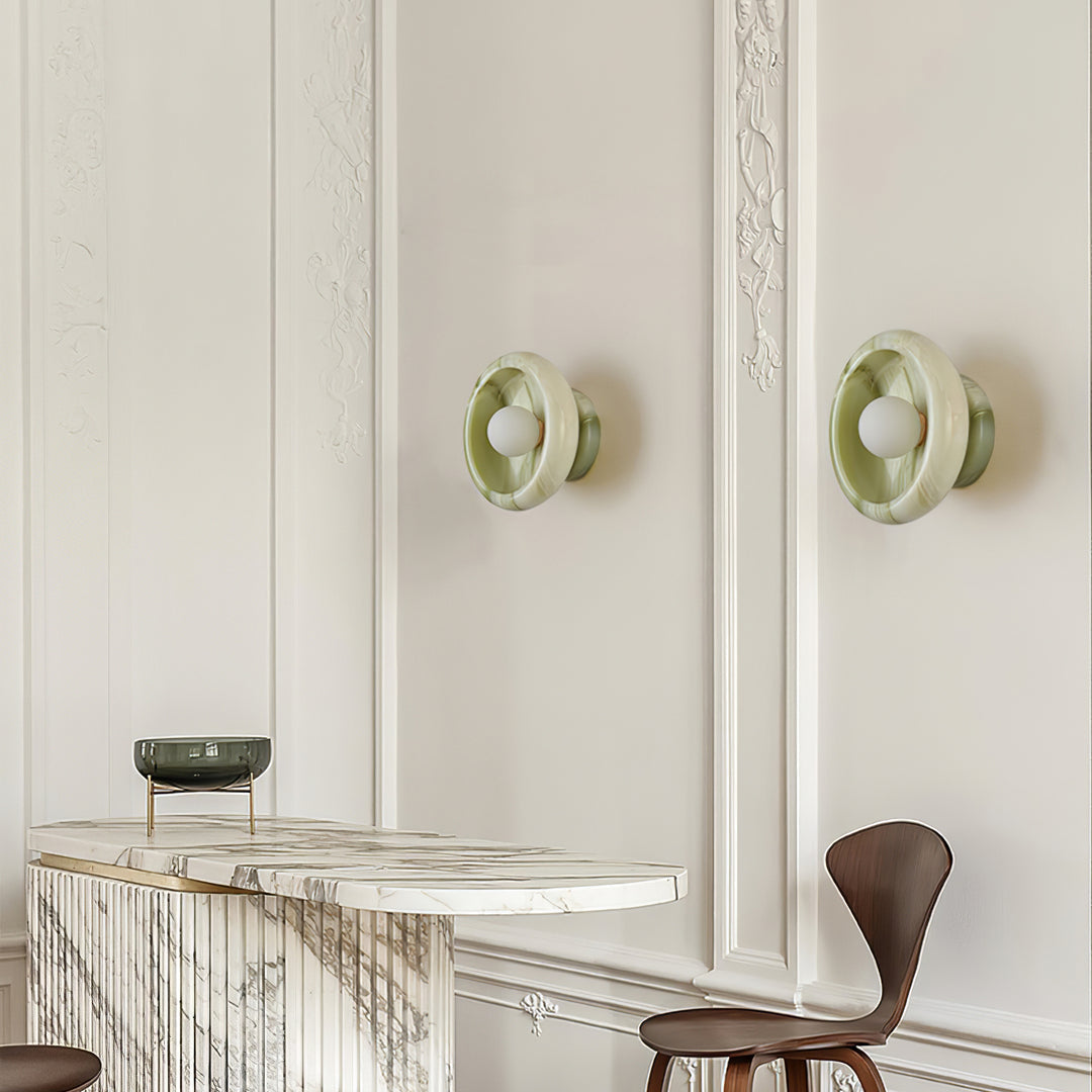 Eclipse Jade Wall Sconce 9.8