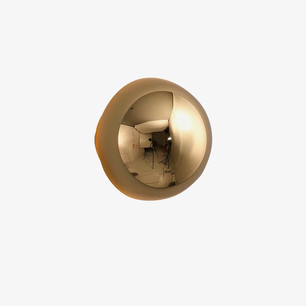 Aurum Sphere Wall Light, Hardwired Wall Sconce, detail 6