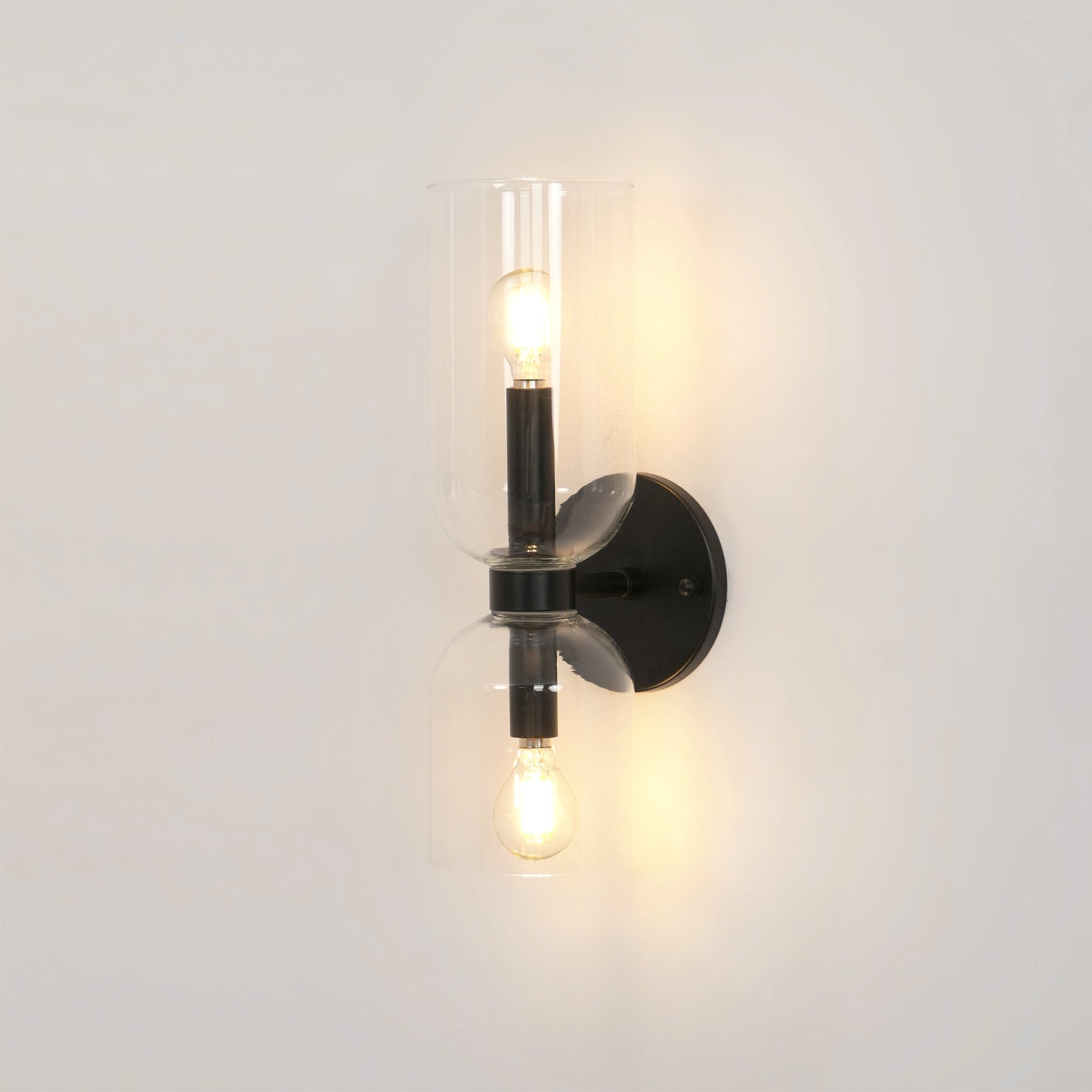 Edie Wall Light - Dia 12cm x H 35cm Brass, Hardwired Wall Sconce, detail 41