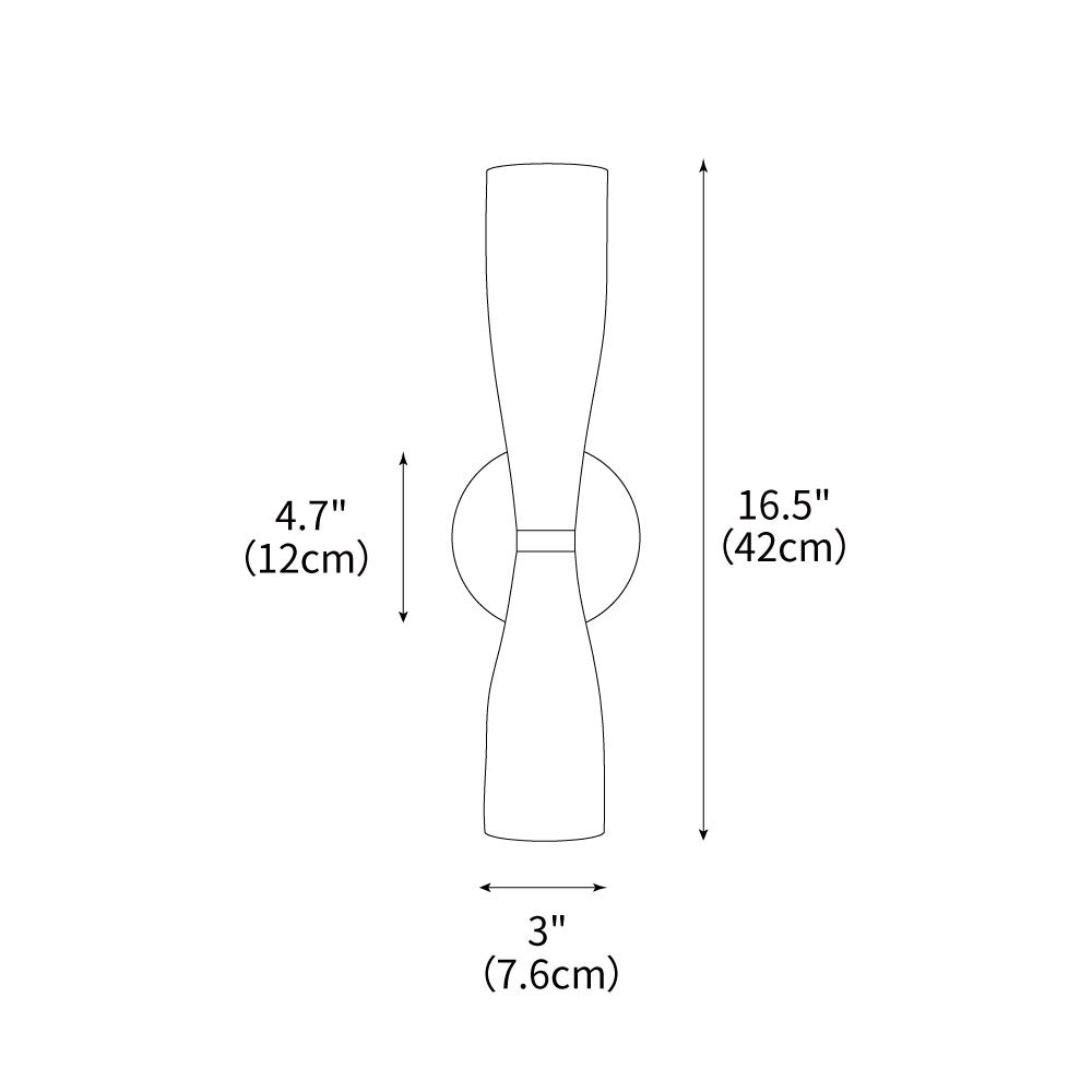 Elara Double Cone Wall Lamp 3