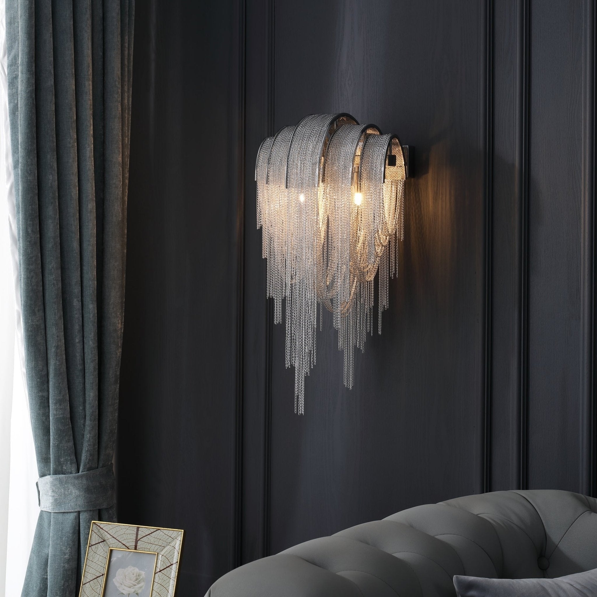 Chains Tassel Wall Sconce