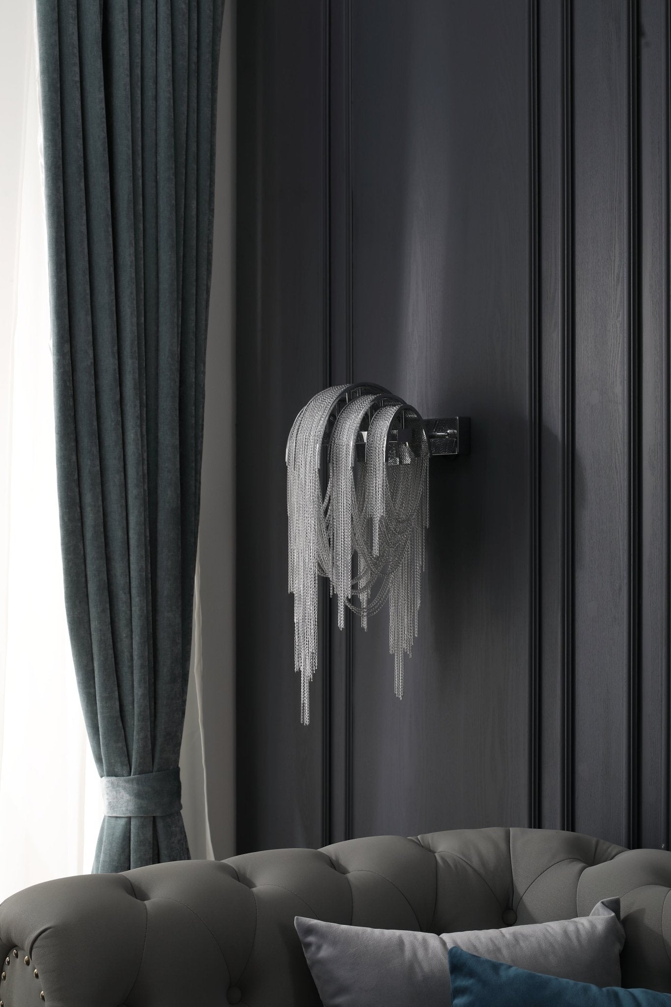 Chains Tassel Wall Sconce