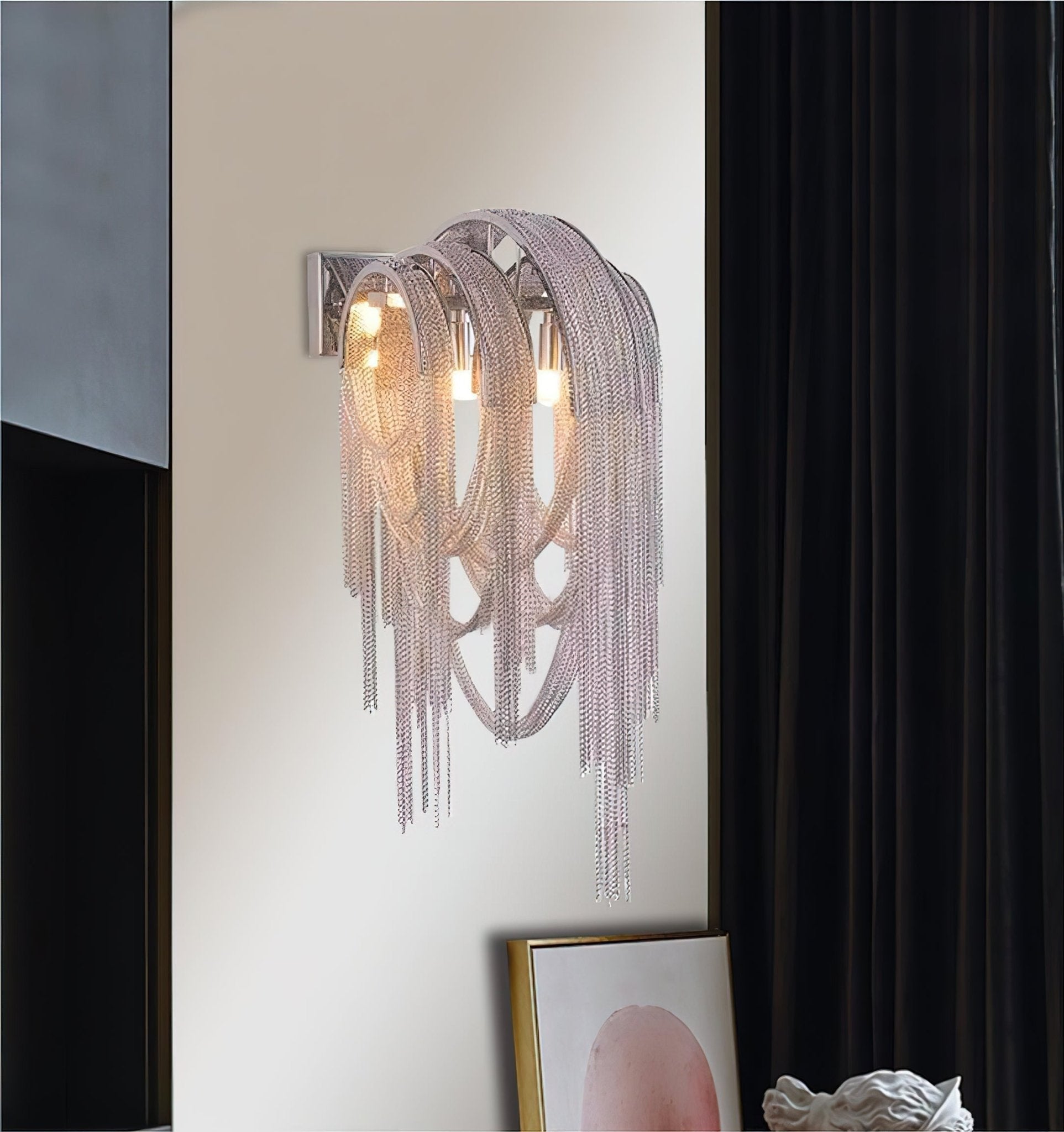 Chains Tassel Wall Sconce
